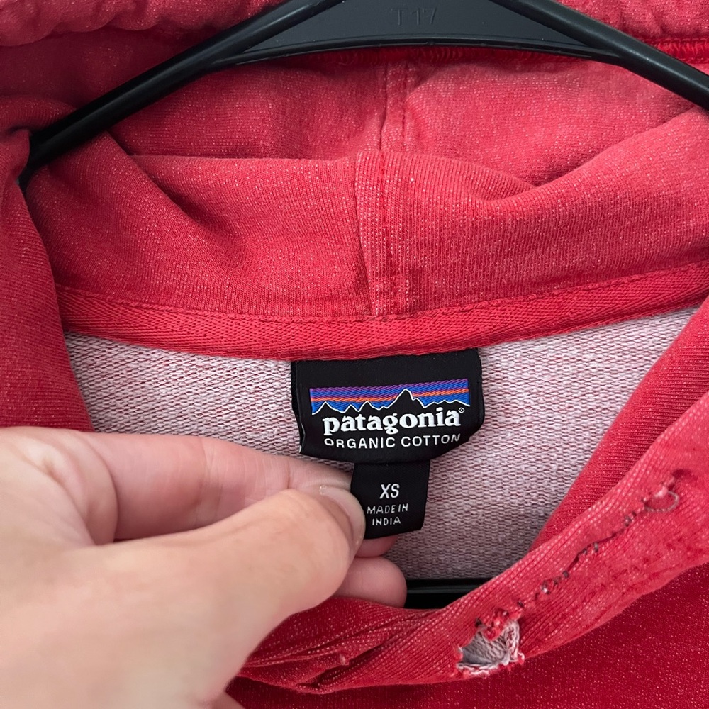 Patagonia Vintage Red Hoodie, X-Small - Picture 4 of 5